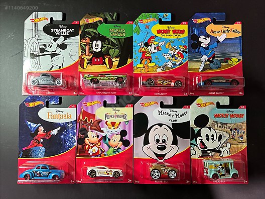 Hot Wheels 2018 Y l Disney Mickey Mouse Set 8 Ara Diecast