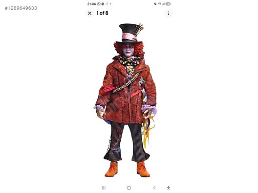 Alice in Wonderland Mad Hatter (Red Coat Ver.) 1/6 RAH Medicom on