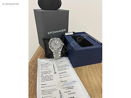 Spinnaker Spinnaker Dumas Mens Grey 300m Automatic Dive Watch SP