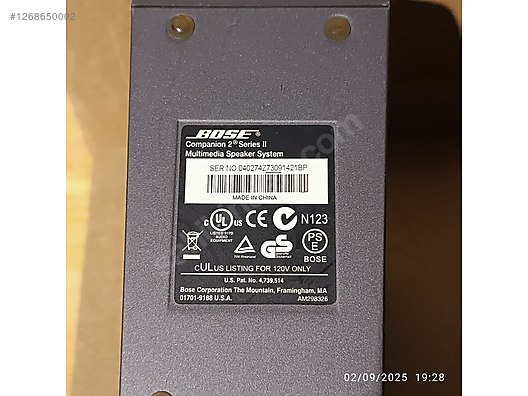 İkinci El ve Sıfır Alışveriş / Bilgisayar / Çevre Birimleri / Hoparlör / Ses Sistemi