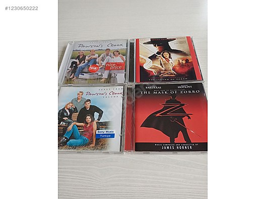 ZORRO & DAWSON'S CREEK SOUNDTRACK CD SETİ - Müzik CD leri