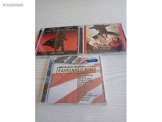 ZORRO & FAHRENHEİT 9/11 SOUNDTRACK CD SETİ - Müzik CD leri