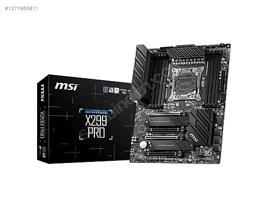 Intel Core i9 10900X ve MSI X299PRO Soket 2066 4200 (OC) Anakart