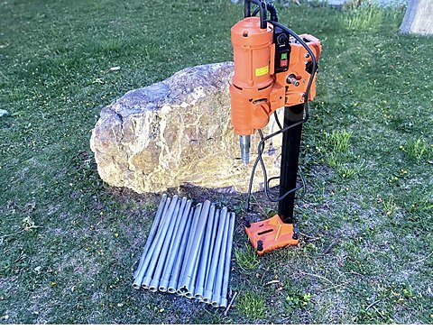 W4350 10 Mt full set elektrikli Karot makinesi