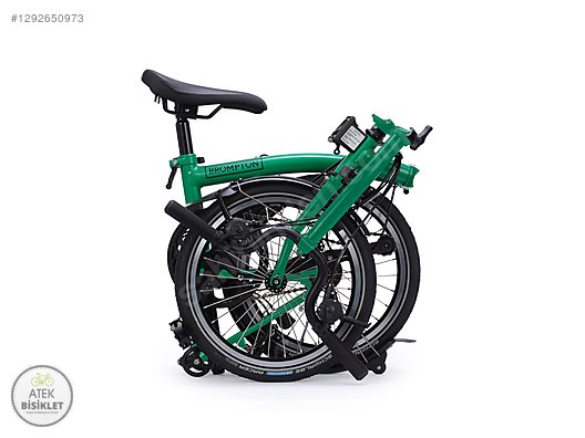 Brompton 12 Vites C Line Katlanır Bisiklet H12 Palm Green