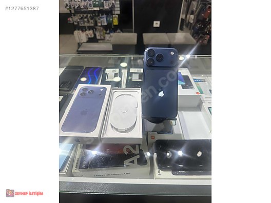Resim Apple iPhone 17 Pro İkinci El TR | 512 GB | Lacivert İkinci El 17 PRO 512 1 GUNLUK TURKIYE CIHAZI