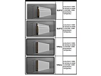 Süpürgelik , pervaz modelleri