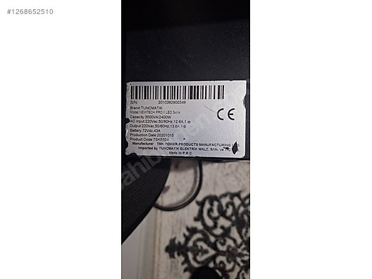 İkinci El ve Sıfır Alışveriş / Bilgisayar / Çevre Birimleri / Kesintisiz Güç Kaynağı (UPS)