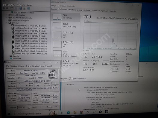 Uygun i5 10400f gtx 1650 bilgisayar kasası - Alışveriş :: Sıfır, İkinci El Ürünlerle sahibinden.com'da