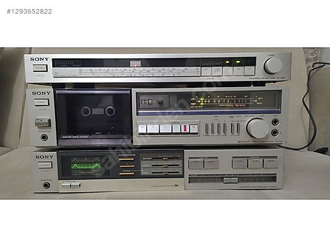 SONY TA-AX22 AMFİ VE ST-JX3L SET - İkinci El Sony Müzik Seti