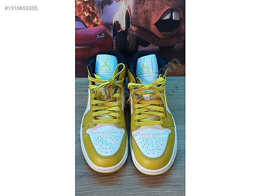 Nike Air Jordan Mid 1 Sarı on sahibinden.com - 1310653335