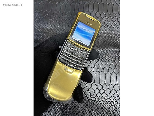 Nokia / 8800 / NOKİA 8800 CLASSIC GOLD SIFIR FULL SET KAYITLI on
