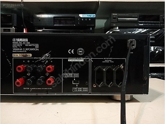 Yamaha Entegre Amfi - YAMAHA AX-396 NATURAL SOUND STEREO AMPLIFIER