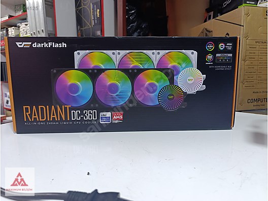 SIFIR / GARANTİLİ DarkFlash Radiant DC-360 ARGB 360mm Üst Düzey ...