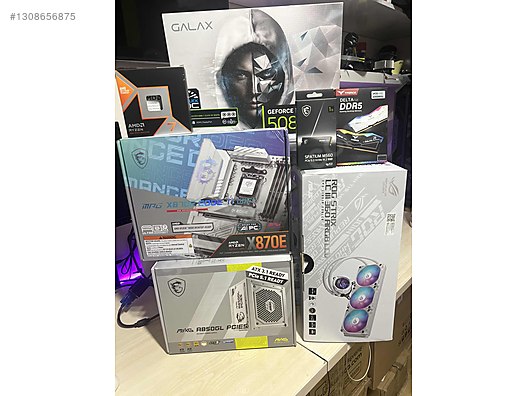 Toplama / Ryzen 9800X3D Rtx 5080 64gb Ddr5 Li White Gaming Sistem