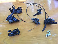 Bisiklet aktarıcısı ve fren & kolları