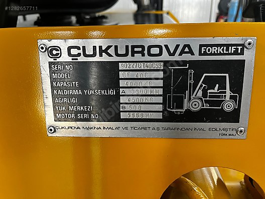 Machinery / Industrial / Carrying & Stacking Equipment / Forklifts / For Sale / Çukurova Makina