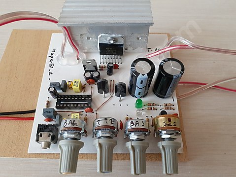 2X35 WAT ANFİ VE TON KONTROL DEVRESİ