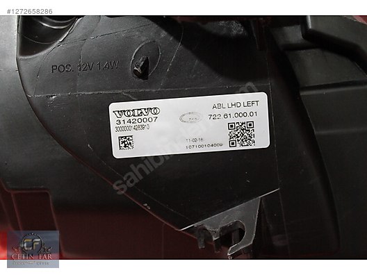 Otomobil & Arazi Aracı / Elektrik / VOLVO V40 XENON SOL FAR SÖKME ORJ ...