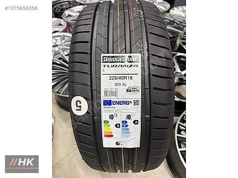 225/40R18 BRİDGESTONE TURANZA T6 YAZ LASTİĞİ STOKTA!! sahibinden