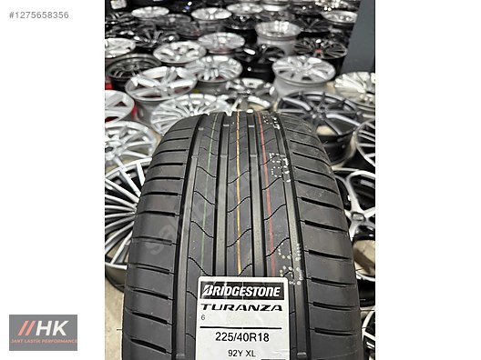 225/40R18 BRİDGESTONE TURANZA T6 YAZ LASTİĞİ STOKTA!! sahibinden