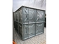 7,5 m3 Galvaniz Çelik Yangın Suyu Deposu