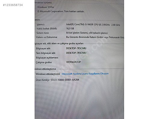 İkinci El ve Sıfır Alışveriş / Bilgisayar / Masaüstü / Modeller / Toplama