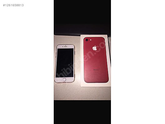 Apple / iPhone 7 / İPHONE 7 128 GB KIRMIZI AÇIKLAMA OKU sahibinden