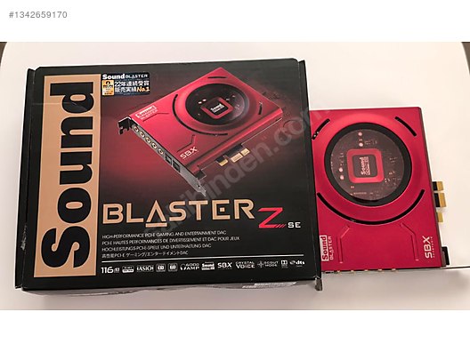 Creative Sound Blaster Z SE (Hi-Fi & Oyuncu Ses Kartı) on
