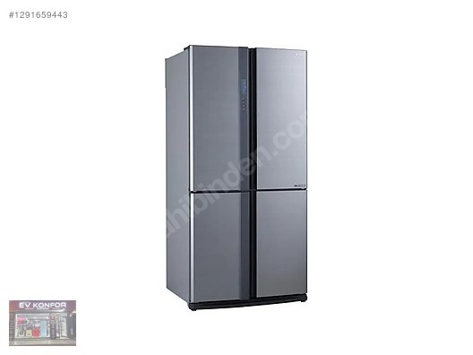 SJP　12台 Sharp SJ-EX820F2-SL Gardırop Tipi No Frost Buzdolabı - Sıfır Sharp