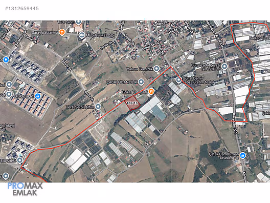 Promax'tan Kazimiye'de İmar Sınırında 6346m2 Tarla