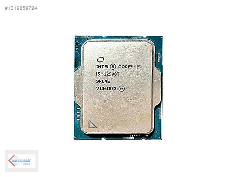 Intel Core i5-12500T 12. Nesil İşlemci 18M Cache 6 çekirdek