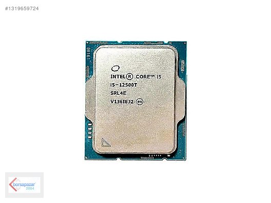 Intel Core i5-12500T 12. Nesil İşlemci 18M Cache 6 çekirdek