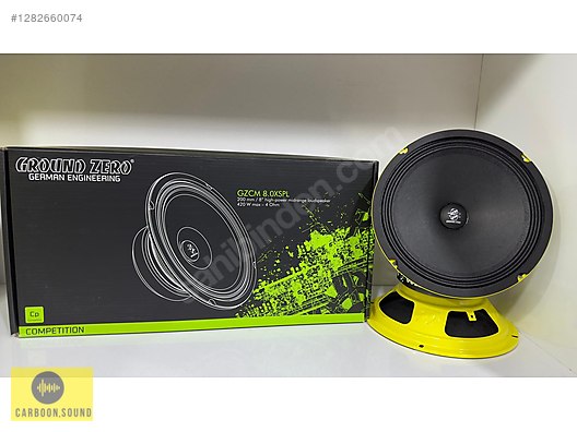 Hoparlör / Midrange / GRAND ZERO 20 CM MİDRANGE GZCM 8.0XSPL