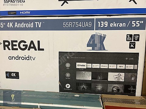 Regal Ekran Smart Wi Fi Uydu Al C L K Android S F R Regal Led Lcd Tv Lanlar