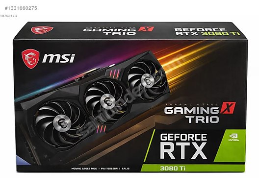 MSI NVIDIA GEFORCE RTX 3080 Ti GAMING X TRIO 12 GB GDDR6X