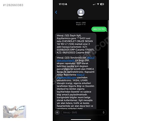 Vasıta / Otomobil / Chevrolet / Cruze / 1.6 / LT Plus