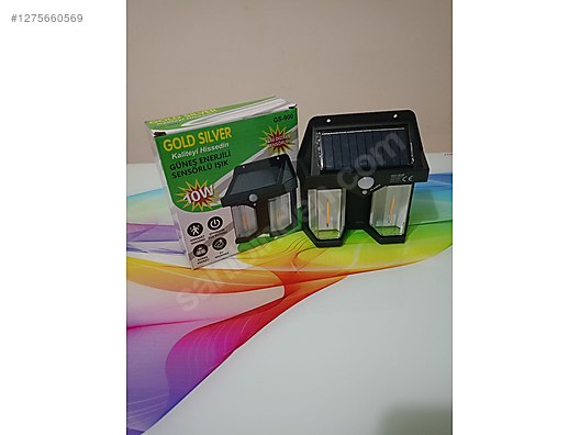 Gunes enerjili sensorlu led lamba 10w - Dış & Bahçe Işıklandırma ve Yapı Malzemeleri sahibinden.com'da