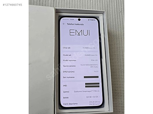 Used & Brand New Items / Cell Phones & Accessories / Cell Phones / Huawei / Nova 12s