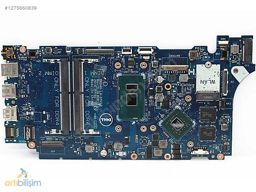 Dell Vostro 5568 5468 7490 7560 P62F Anakart LA-D821P İ7-7500U