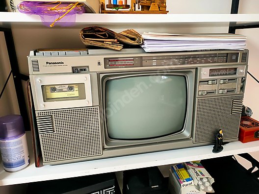 Panasonic TV with 4 band stereo cassette recorder on sahibinden