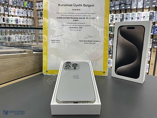 Apple / iPhone 15 Pro / İPHONE 15 PRO 128GB NATURAL TİTANİUM