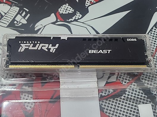 YENİ - Kingston FURY Beast 16 GB Bellek, 5600 MHz DDR5 CL40 RAM