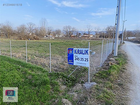 NİLÜFER ÜRÜNLÜ MAHALLESİN DE ASVALTA CEPHE 7540 M2 KİRALIK ARAZİ
