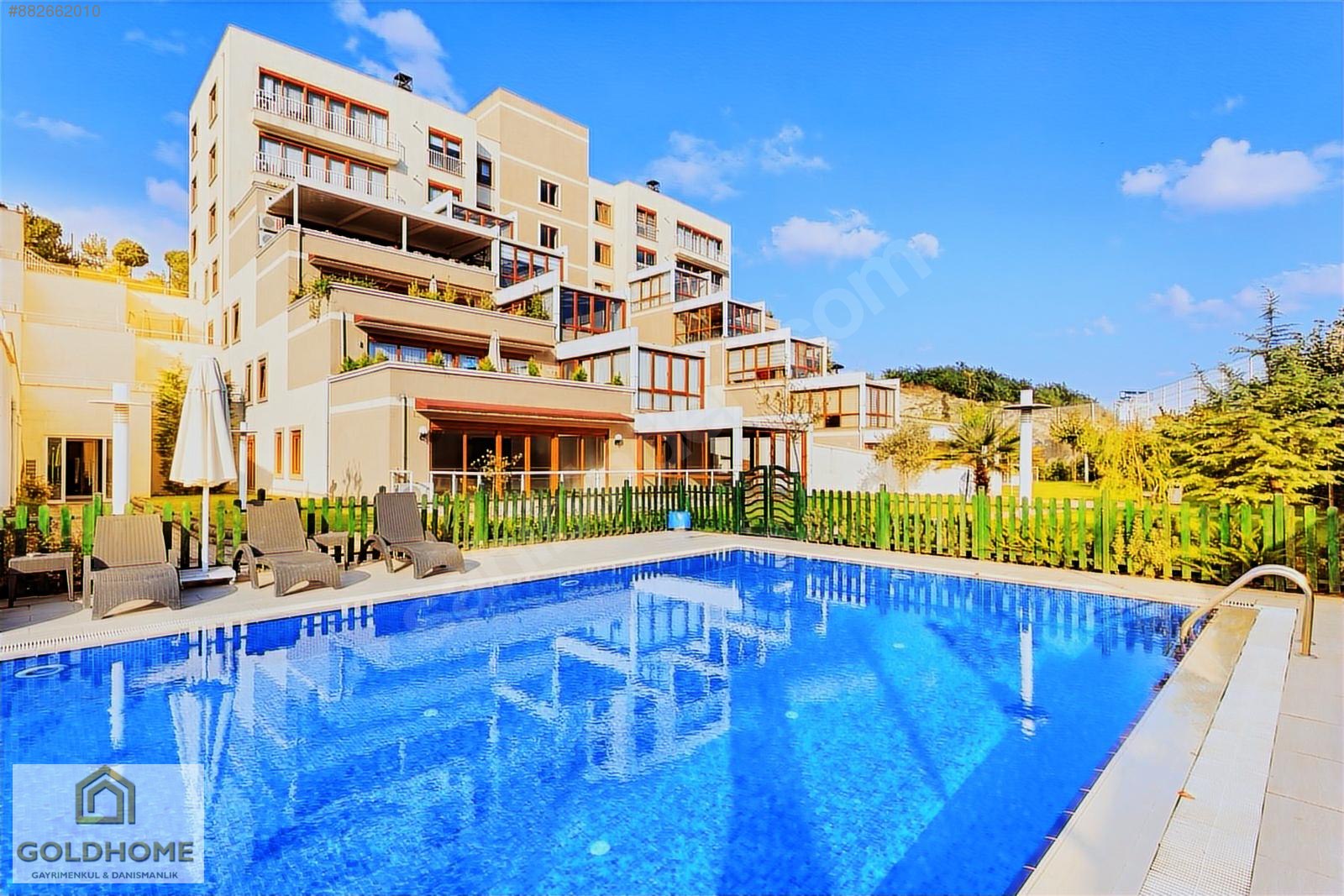 Bahçeşehir Spradon Teras Evler 4+1 satılık manzaralı daire Satılık