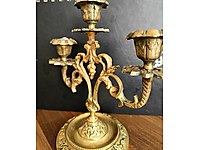 Antika Pirinç Şamdan