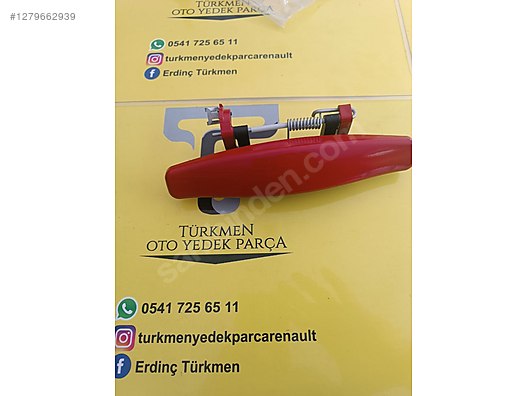 806068948r thalia Sandero kapı kolu kırmızı sıfır orjinal mais