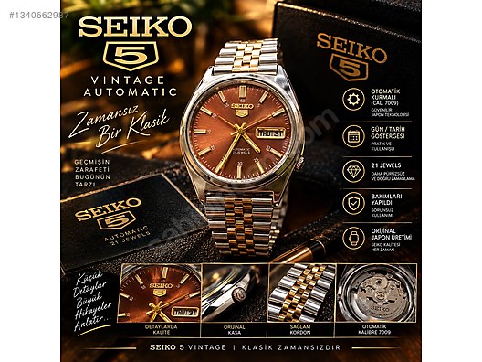 Seiko / KAHVENİN EN GÜZEL TONU SEİKO OTOMATİK 7009 KALİBRE on