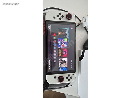 Nintendo Switch OLED model 512gb hafıza kartlı çipli sahibinden