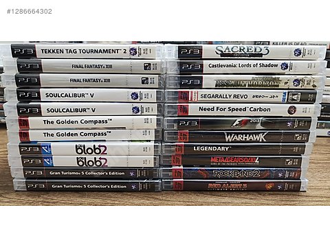 PS3 Oyun Paketi Jelatininde Tertemiz 600 TL'den Seçme Şansı at